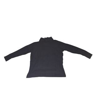 Women's Cuddl Duds Fleece w/Stretch High Neck Black L